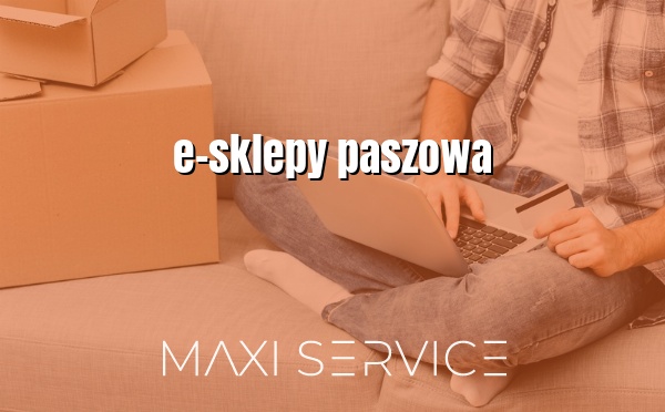 e-sklepy paszowa - Maxi Service