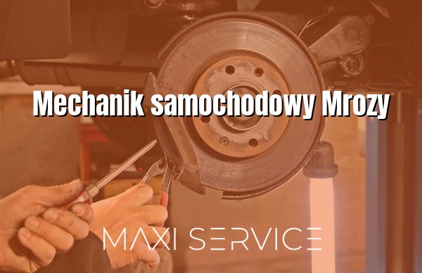 Mechanik samochodowy Mrozy - Maxi Service