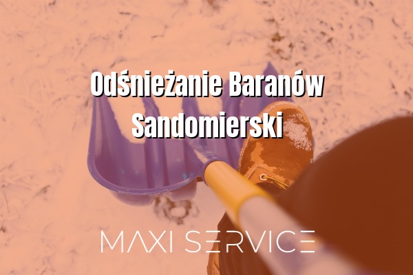 Odśnieżanie Baranów Sandomierski - Maxi Service