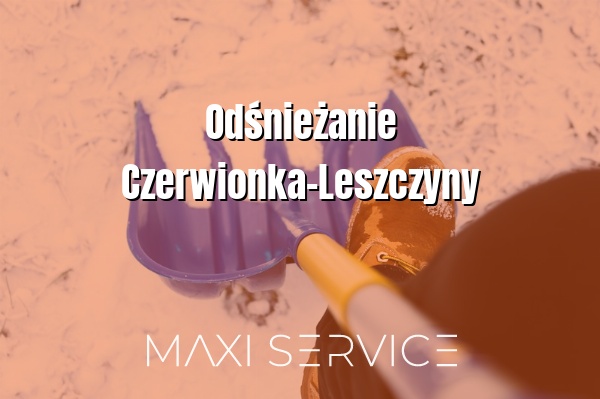 Odśnieżanie Czerwionka-Leszczyny - Maxi Service