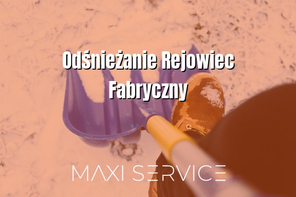 Odśnieżanie Rejowiec Fabryczny - Maxi Service
