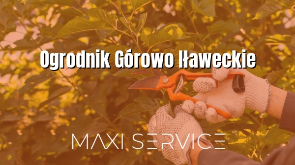 Ogrodnik Górowo Iławeckie - Maxi Service