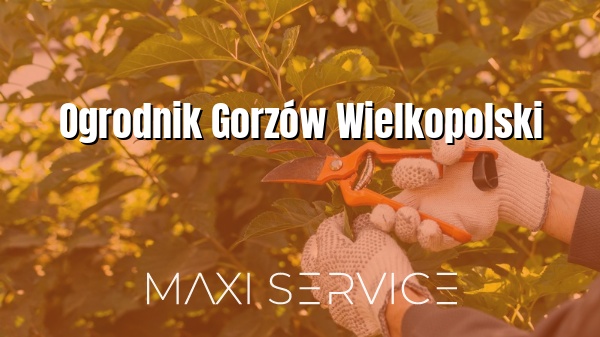 Ogrodnik Gorzów Wielkopolski - Maxi Service