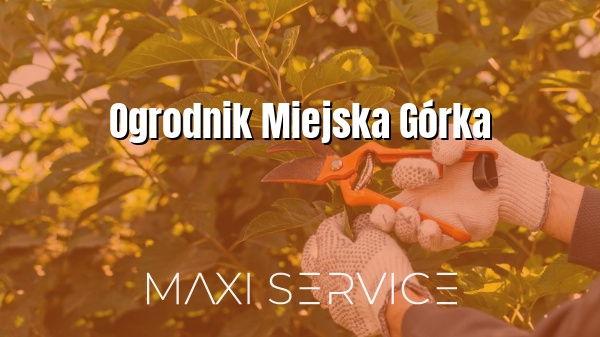 Ogrodnik Miejska Górka - Maxi Service