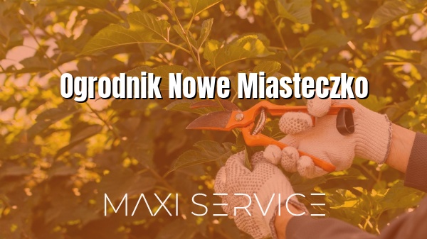 Ogrodnik Nowe Miasteczko - Maxi Service