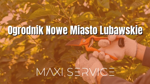 Ogrodnik Nowe Miasto Lubawskie - Maxi Service