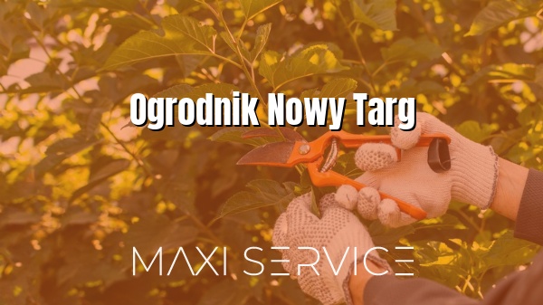 Ogrodnik Nowy Targ - Maxi Service