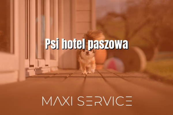 Psi hotel paszowa - Maxi Service