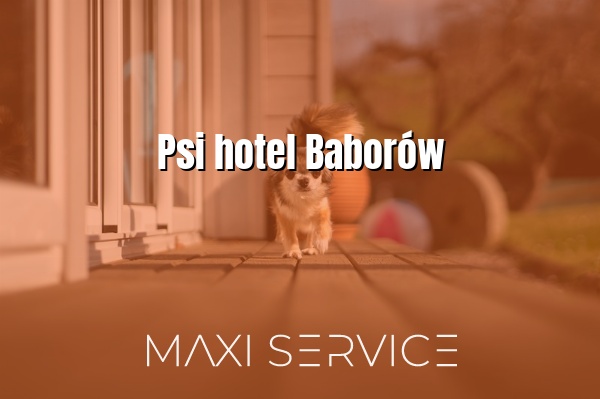 Psi hotel Baborów - Maxi Service