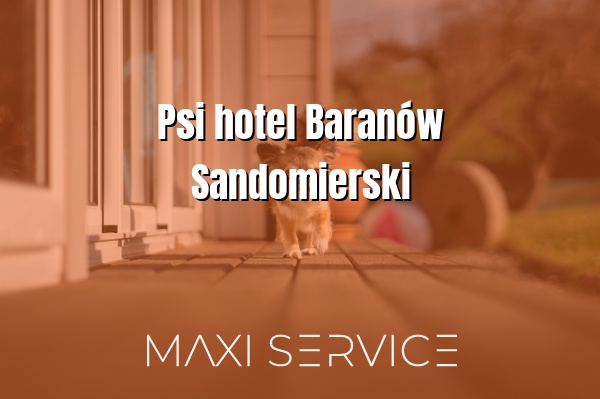 Psi hotel Baranów Sandomierski - Maxi Service