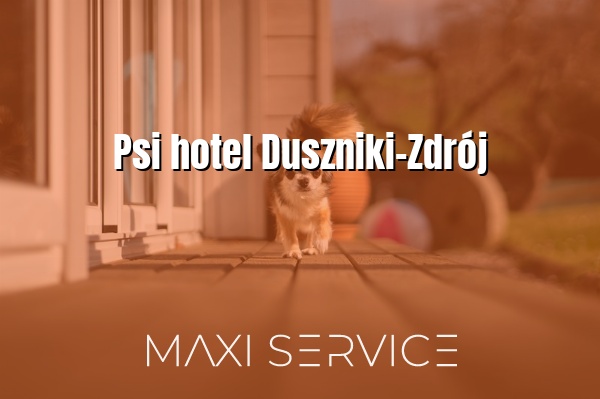 Psi hotel Duszniki-Zdrój - Maxi Service
