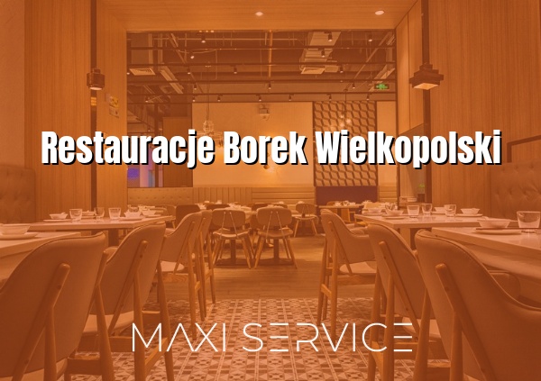 Restauracje Borek Wielkopolski - Maxi Service