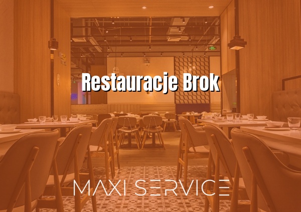 Restauracje Brok - Maxi Service