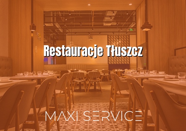 Restauracje Tłuszcz - Maxi Service
