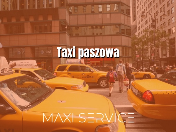 Taxi paszowa - Maxi Service